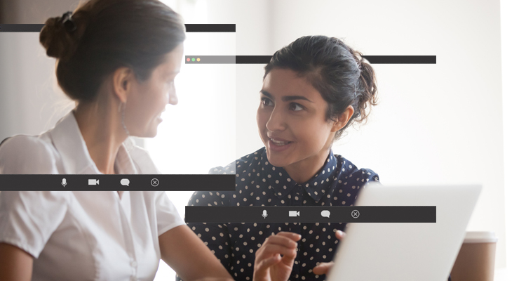 two women talking to each other