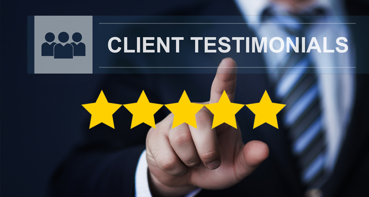 Favorable reviews from previous clients