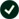 Checkmark icon in a white box – Green checkmark symbol on white background.