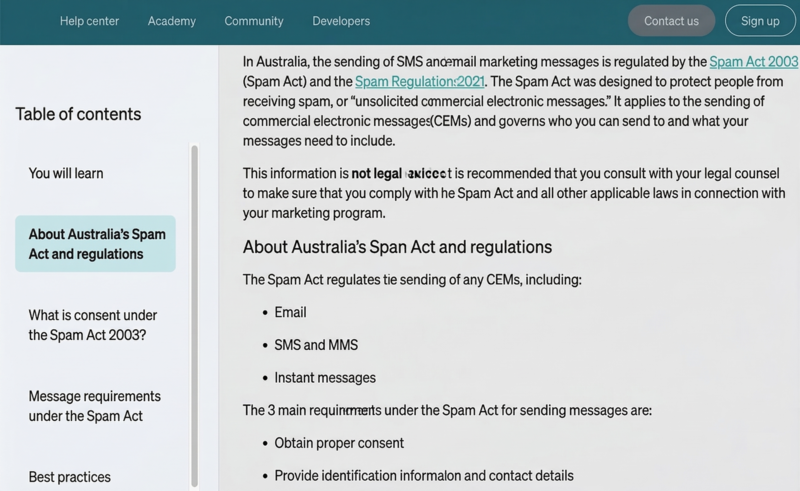 What does a marketing automation specialist do in AU compliance.