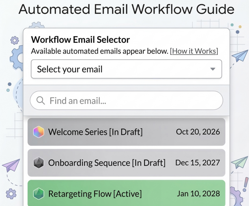 Screenshot for what is a marketing automation specialist in automated email workflows.