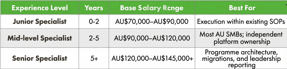 Vibe coder or no code developer salary comparison table.